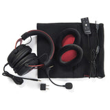 HyperX Cloud II Gaming Headset - 7.1 Surround Sound - Memory Foam Ear Pads - Durable Aluminum Frame - Multi Platform Headset - Works with PC, PS4, PS4 PRO, Xbox One, Xbox One S - Red (KHX-HSCP-RD)